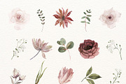 Graciela watercolor clipart, a Decorative Illustration by AnnelyBlooms (Thumbnail 3 of 7)