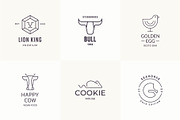 Animals - Outline Icons & Logos, a Branding & Logo Template by Paulina Sara Design (Thumbnail 11 of 12)