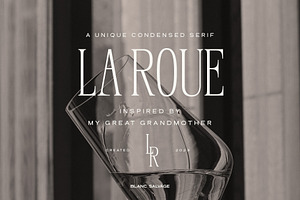 La Roue Elegant Condensed Serif