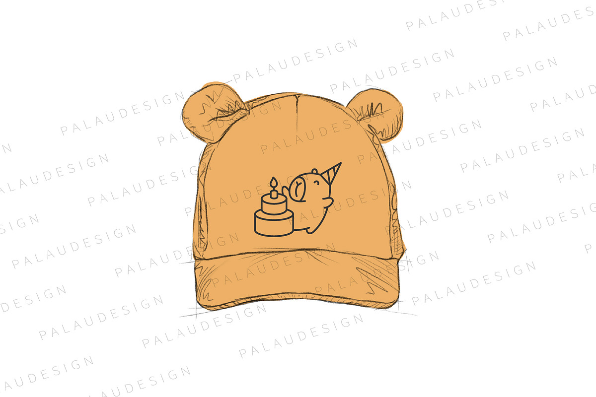 Cute Kawaii Capybara Birthday, an Animal Illustration by Palau (Photo 6 of 12)