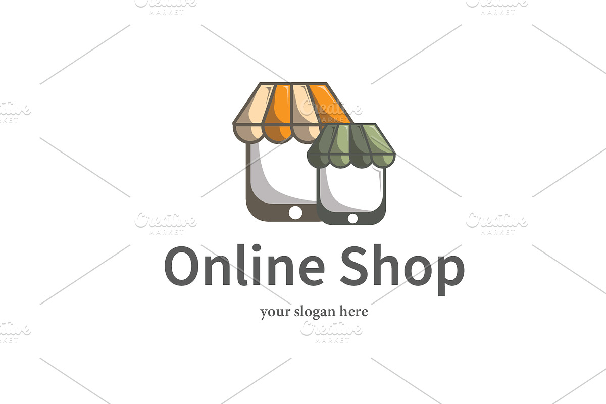 online shop shopping logo concept, a Branding & Logo Template by Maylianaw28