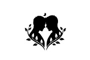 Couple Love in Nature Design, a Graphic by Designer_Momina (Thumbnail 11 of 13)