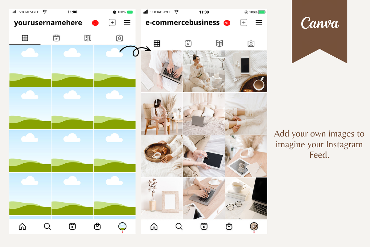 Instagram Profile Mock-up, a Social Media Template by SocialStyleTemplates (Photo 6 of 7)
