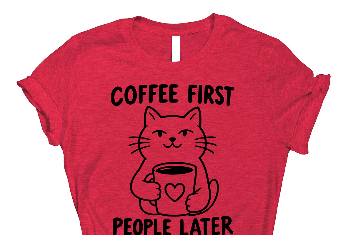 Coffee First People Later C Cat PNG, an Object Graphic by Star Graphic Design (Photo 10 of 10)