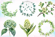 Watercolor Green Blossom Spring PNG, an Illustration by Canvas Craft (Thumbnail 3 of 4)