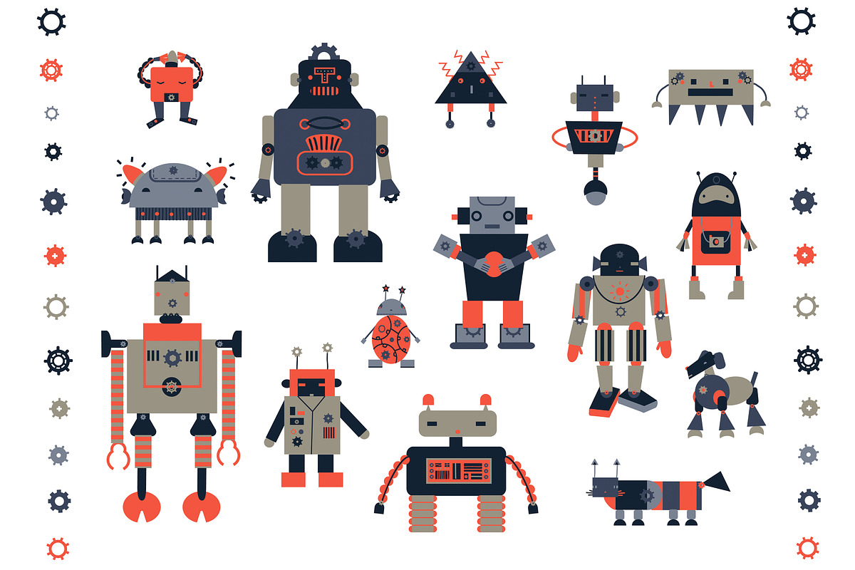 Robot, a Technology Illustration by GooseFrol (Photo 1 of 5)