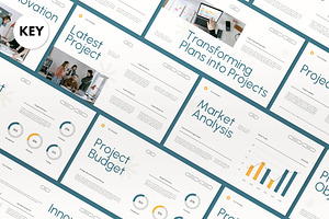 Cream Blue Project Proposal Keynote, a Presentation Template by graphicook