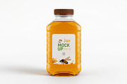 Honey Jar Plastic Bottle Mockup, a Product Mockup by graphypix (Thumbnail 1 of 4)