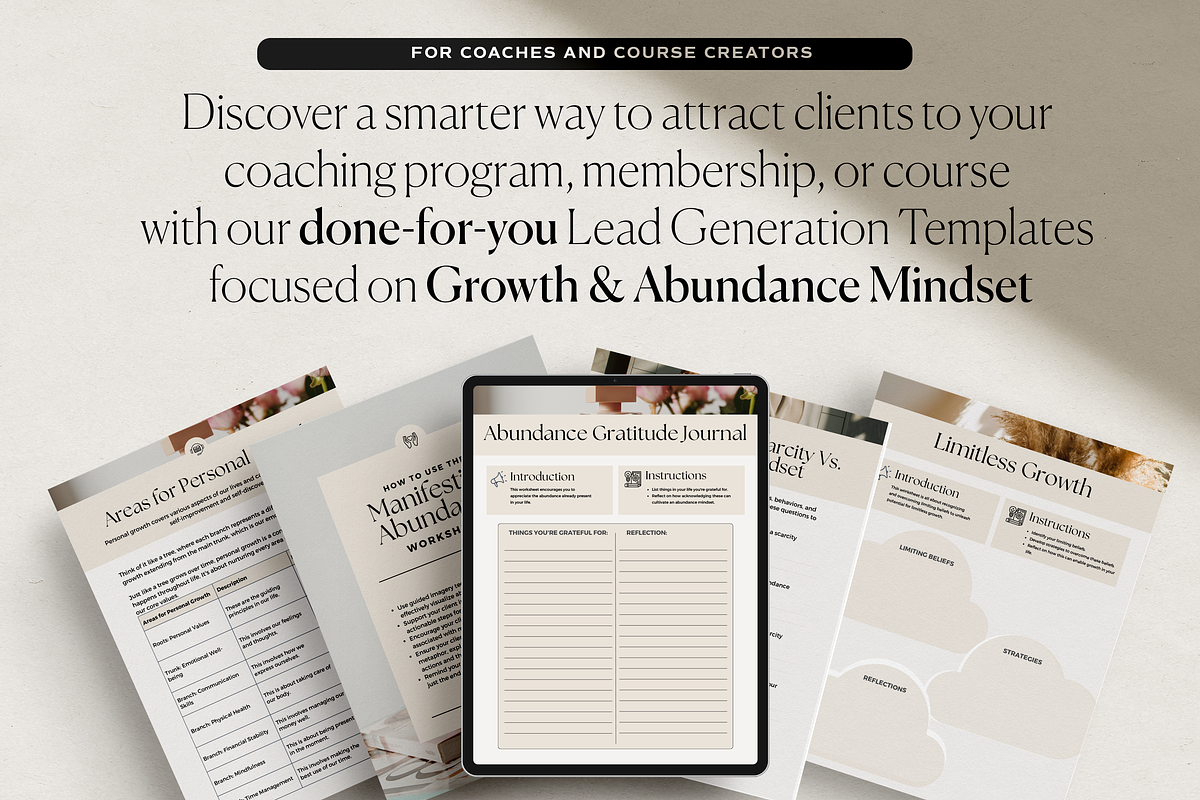 Growth Mindset Lead Magnet Pack, a Marketing Template by HelloKarla (Photo 2 of 3)