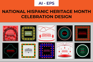 Hispanic Heritage Month, a Decorative Illustration by Lakhan1998