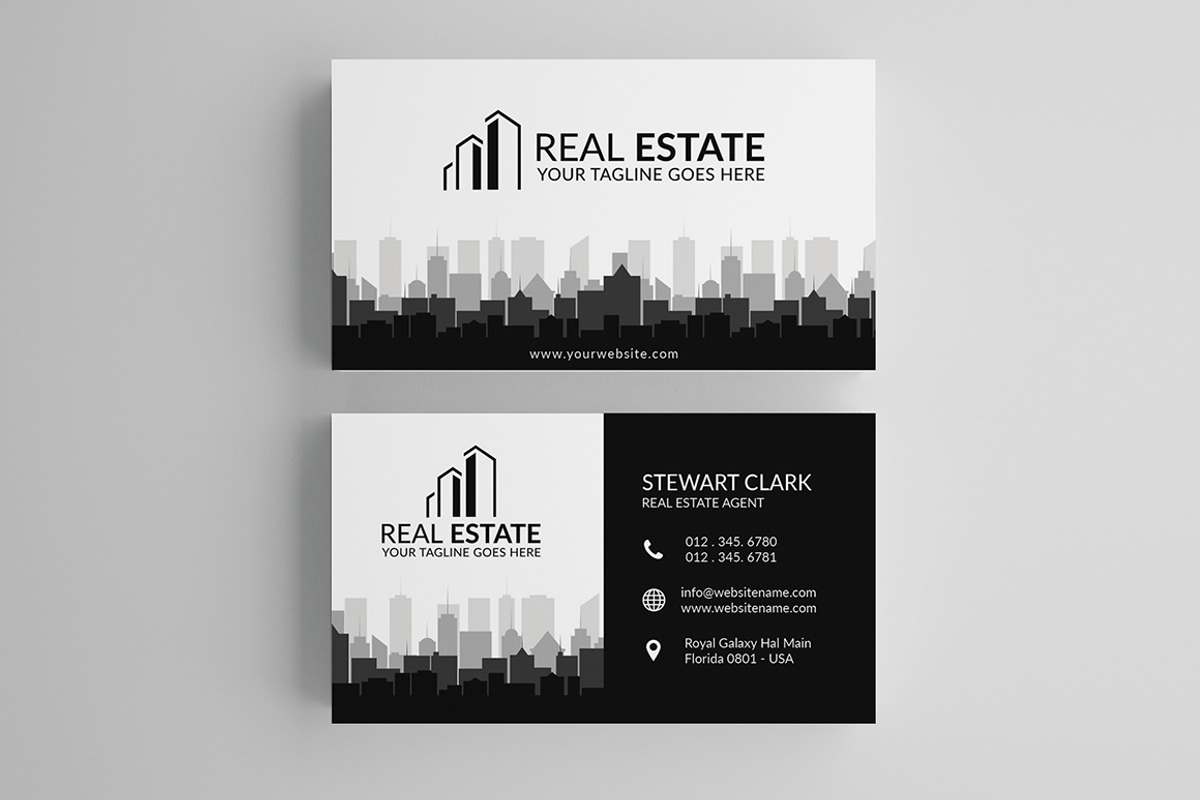 Real Estate Business Card Template, a Business Card Template by Shahjhan (Photo 2 of 2)