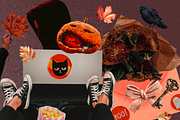 Spooky Halloween Collage Kit, an Object Graphic by JulsIst (Thumbnail 6 of 9)