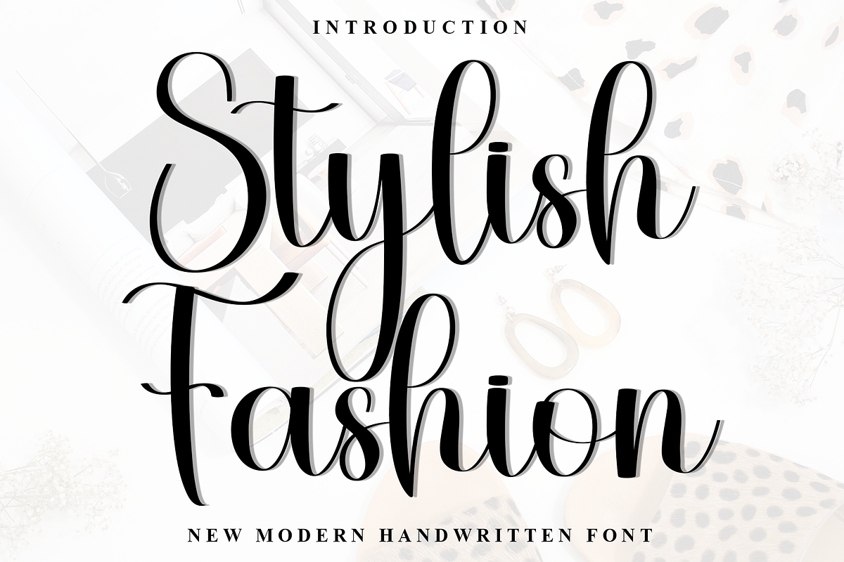 Stylish Fashion, a Handwritten Font by InermediaSTUDIO (Photo 1 of 8)