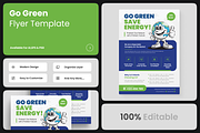 Go Green Flyer, a Flyer Template by Annora Studio (Thumbnail 1 of 2)