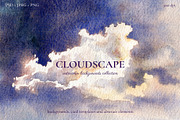 Cloudscape, a Texture Illustration by Salted Galaxy (Thumbnail 1 of 10)