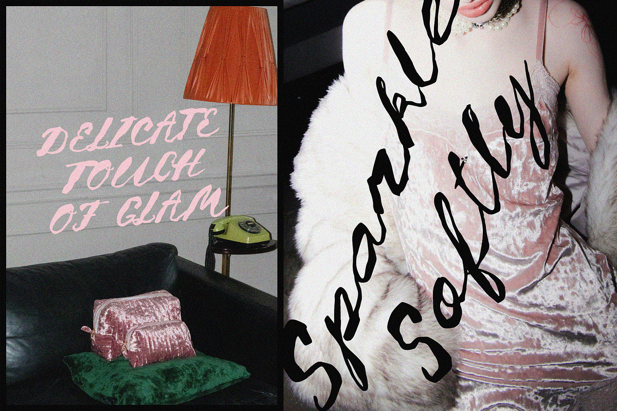 Dirty Luxe: Inky Messy Script Font, a Script Font by AnMark (Photo 5 of 12)
