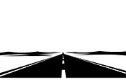 Desert Highway Silhouette Set, an Illustration by musafir_fashion (Thumbnail 6 of 16)