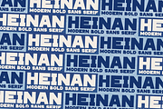 Heinan - Modern Bold Sans Serif, a Sans Serif Font by MaikoHatta (Thumbnail 4 of 9)