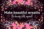 Wreath maker kit for Procreate, a Brush Add-On by Littlefield Design (Thumbnail 2 of 14)