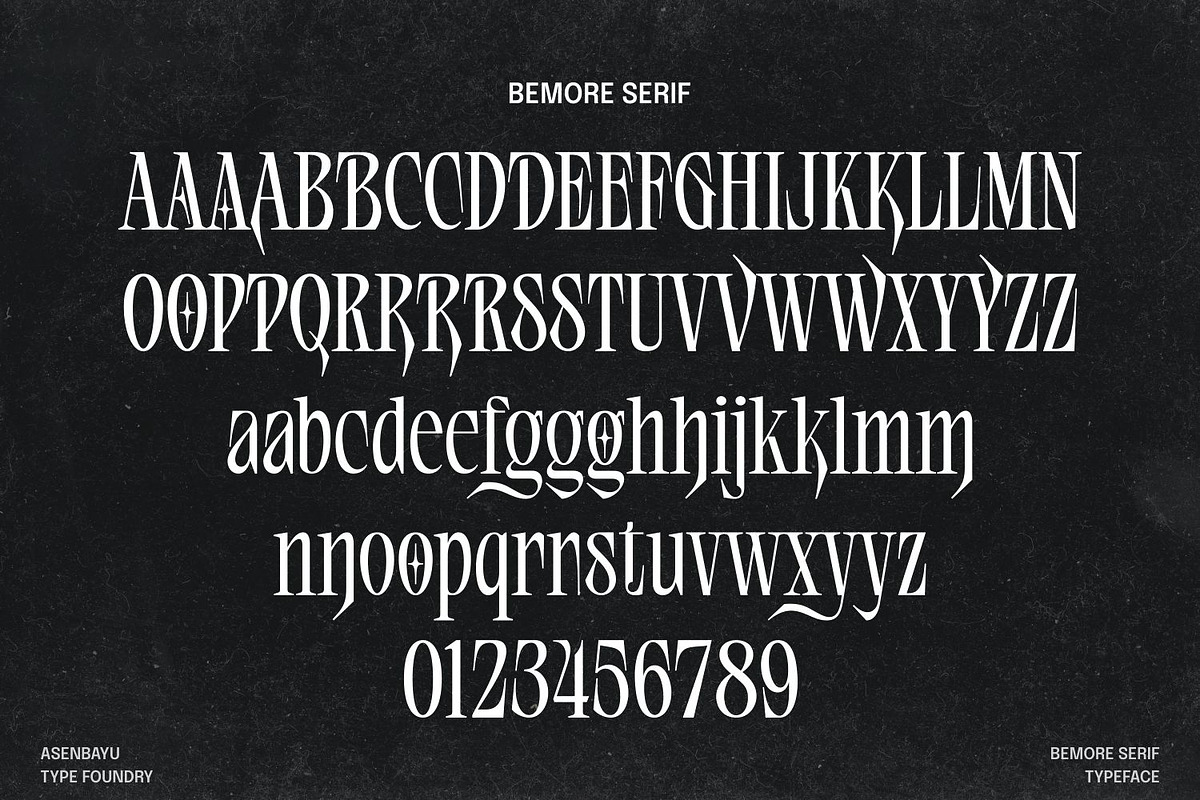 Bemore Serif Font, a Serif Font by Asenbayu (Photo 6 of 13)
