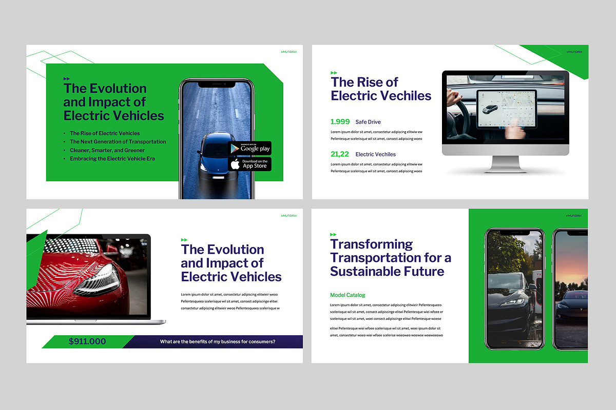 HYUNDAH - Electric Vehicle GS, a Presentation Template by rgbryand (Photo 7 of 9)