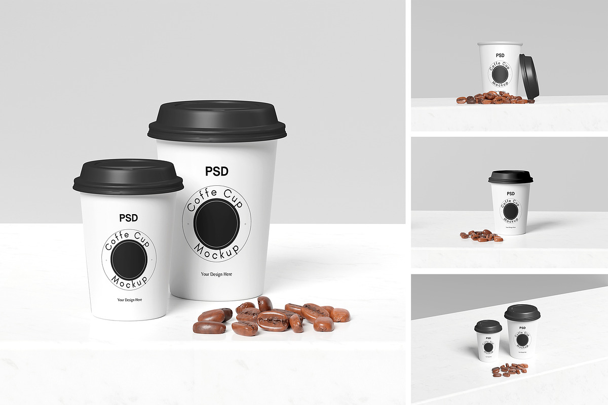Coffe cup Mockup, a Cups & Container Mockup by AnasStudio (Photo 1 of 7)