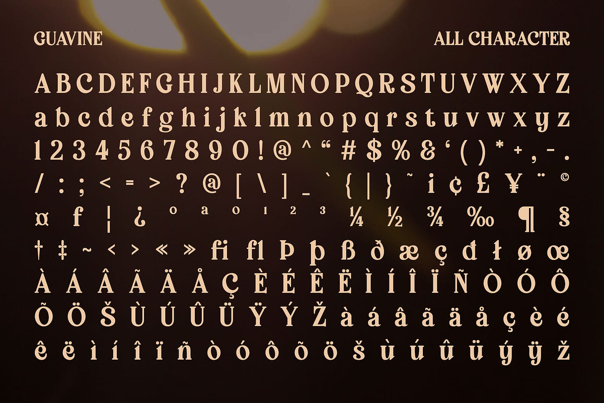Guavine, a Serif Font by Craft Supply Co. (Photo 3 of 8)