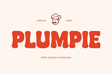 Plumpie - Bold Display Font