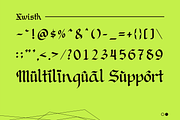 Xwisth Font, a Blackletter Font by Allouse Studio (Thumbnail 2 of 11)