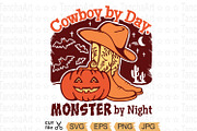 Halloween Cowboy boots Pumpkin cute, an Illustration by TanchaArt (Thumbnail 1 of 8)