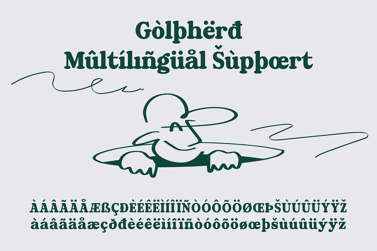 Golpherd – Classic Bold Display Font, a Serif Font by Drizy (Photo 6 of 10)