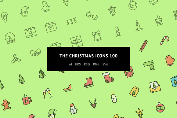 The Christmas Icons 100