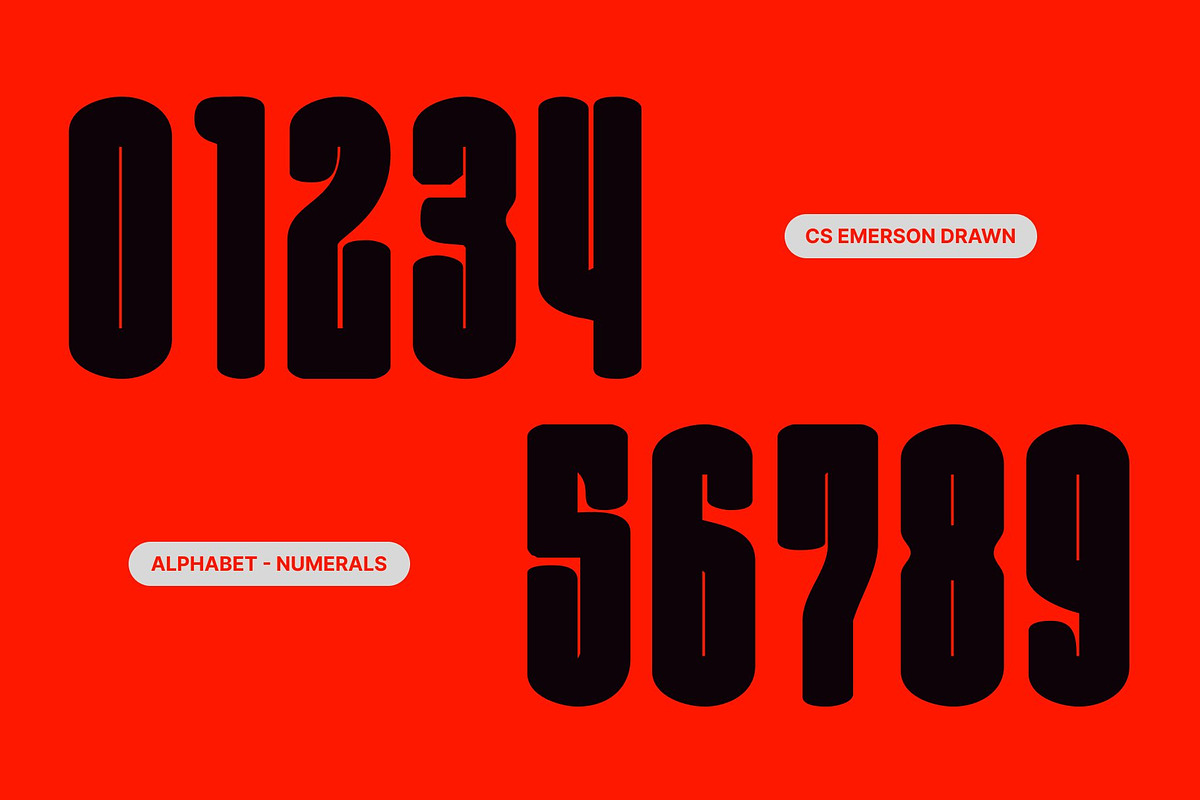 CS Emerson Drawn, a Sans Serif Font by Craft Supply Co. (Photo 3 of 8)