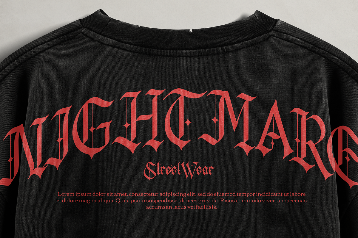 Kileydot | Blackletter Typeface, a Blackletter Font by Denustudios (Photo 6 of 12)