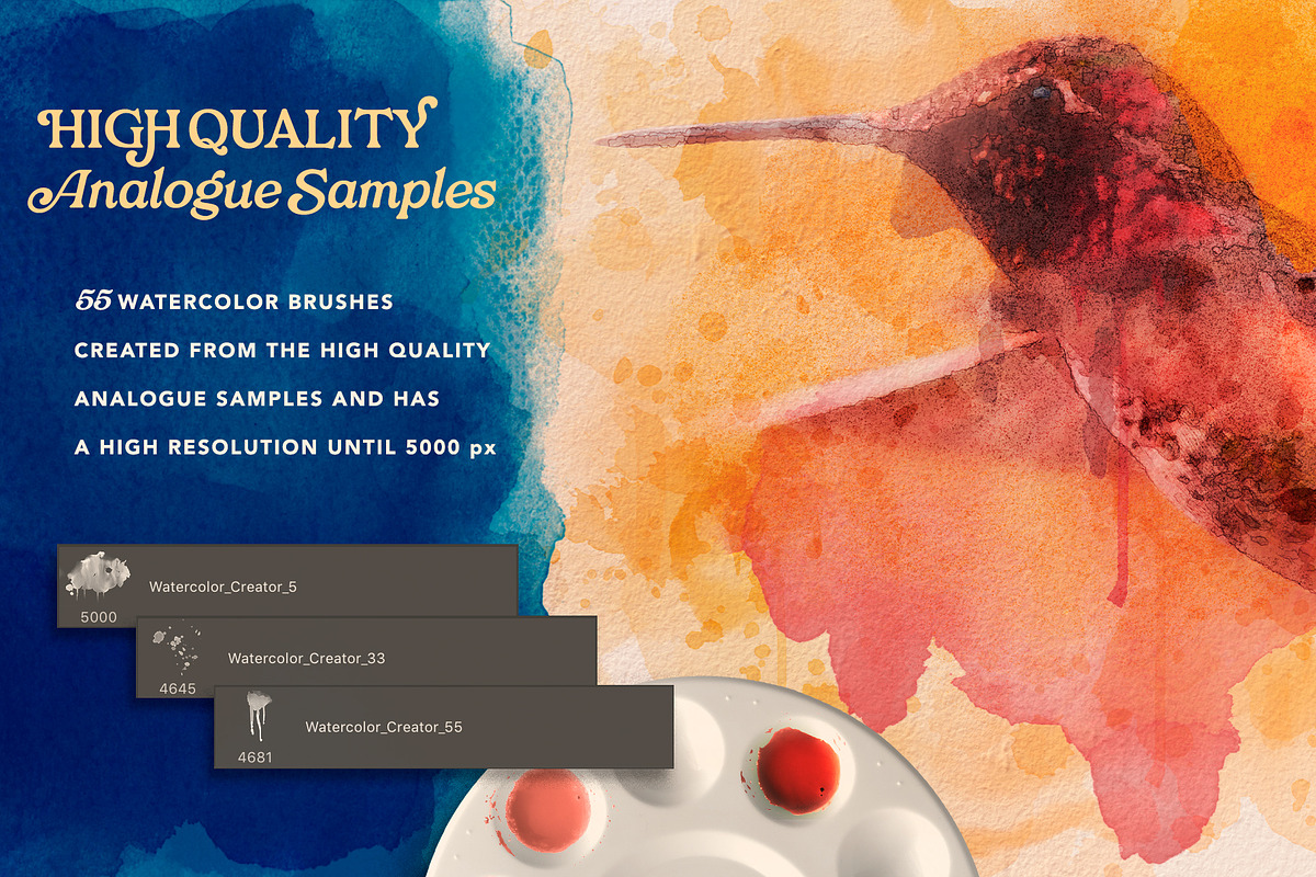 Total Watercolor Creator • SALE, an Action Add-On by Vintage Voyage Supply (Photo 5 of 11)