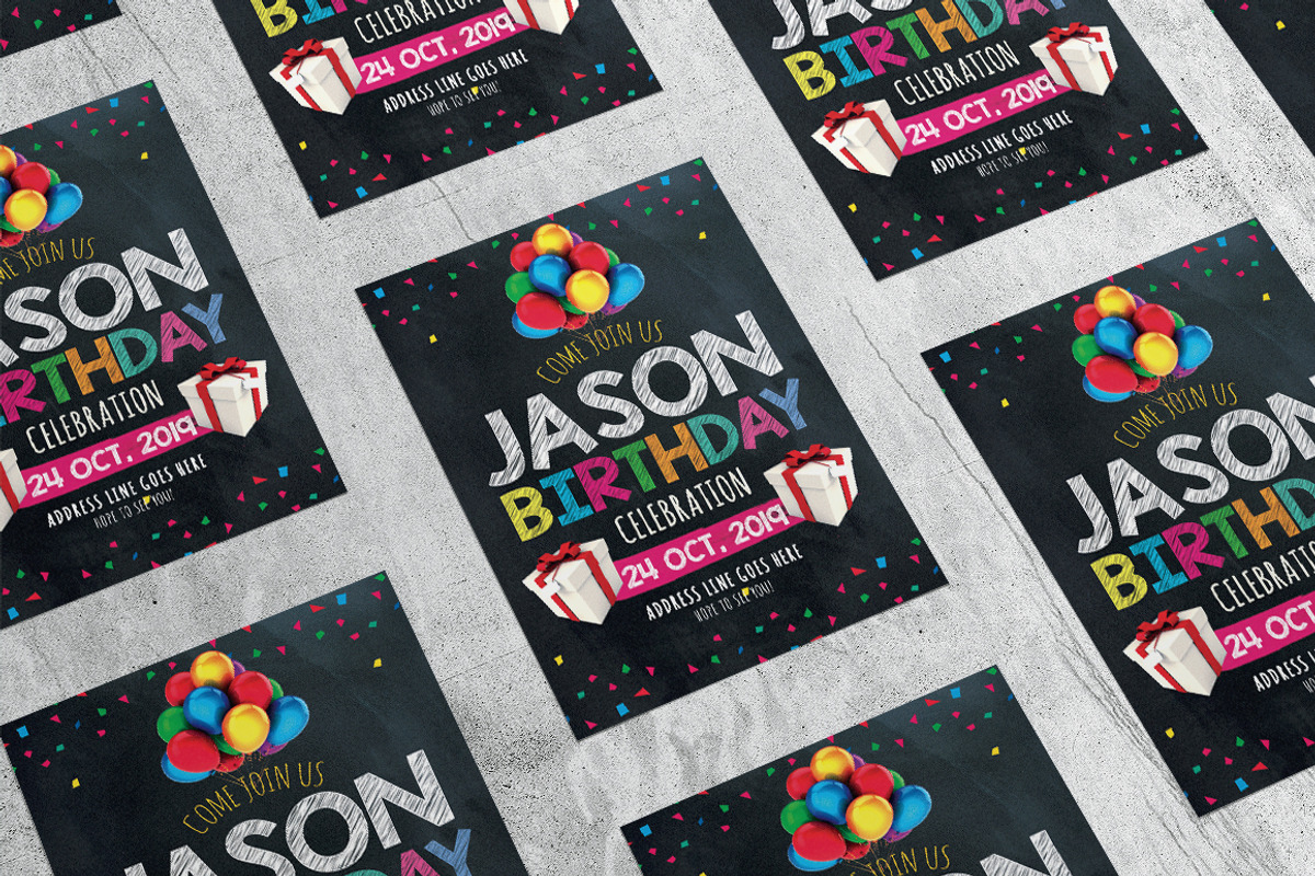Birthday Party Invitation, a Flyer Template by What a Story (Photo 2 of 3)