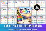 End of Year Reflection Planner, a Stationery Template by Mustafiz (Thumbnail 1 of 4)