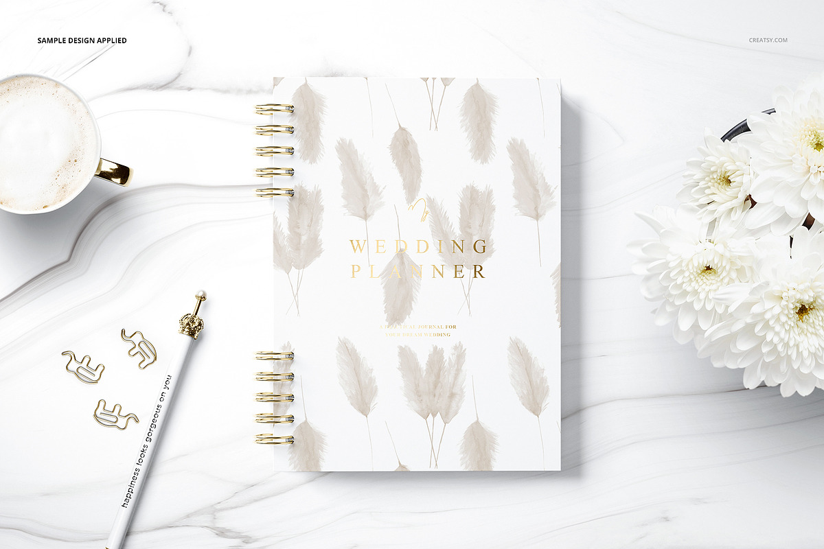 Planner Mockup Set 02, a Books & Magazine Mockup by creatsy5 (Photo 9 of 15)