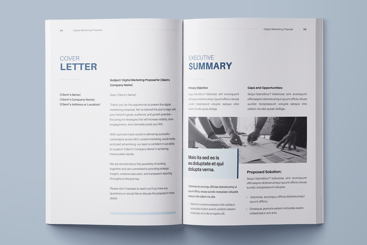 Digital Marketing Proposal, Canva preview 3