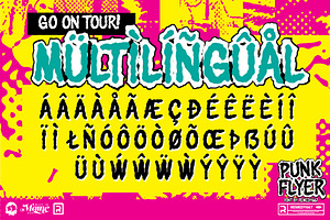 Punk Flyer - Zine Font