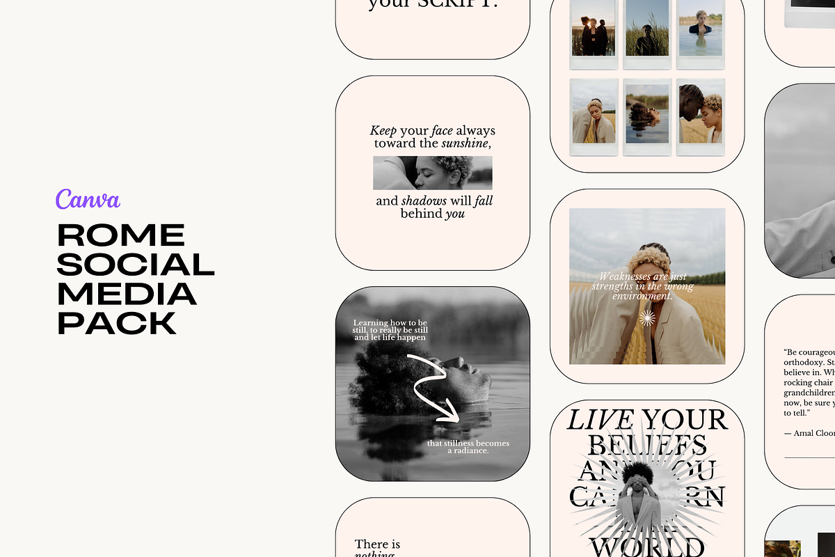 Rome Social Media Pack, a Social Media Template by marmaries (Photo 1 of 7)