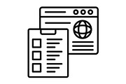 Tasks Line Icon, an Outline Icon by Pexelpy (Thumbnail 1 of 2)