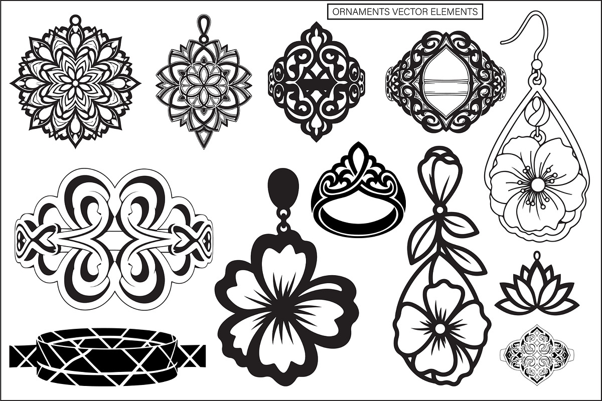 Ornamental Mandala and Lotus Vector, a Decorative Illustration by balal (Photo 1 of 16)