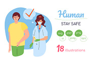 Human - Stay Safe Illustrations, a Templates & Theme by Boyko Pictures (Thumbnail 2 of 14)