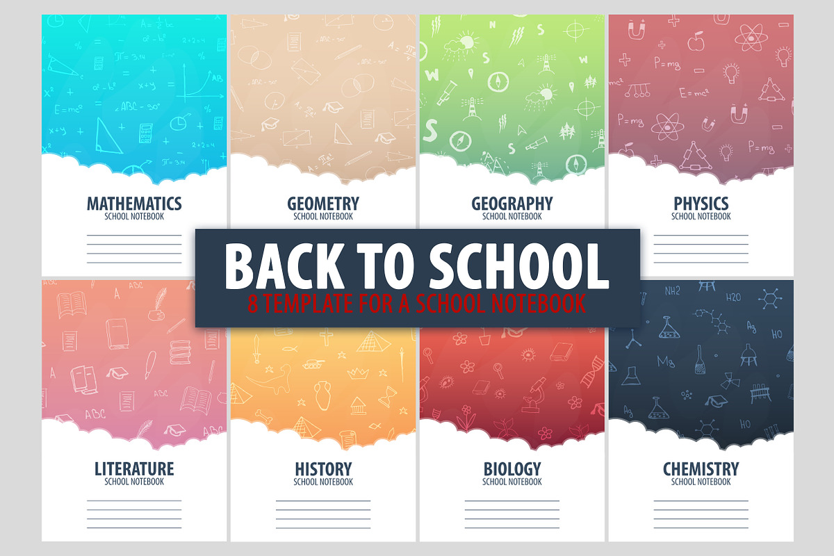 Back to School. School Notebook, a Marketing Template by Leo Edition (Photo 1 of 5)