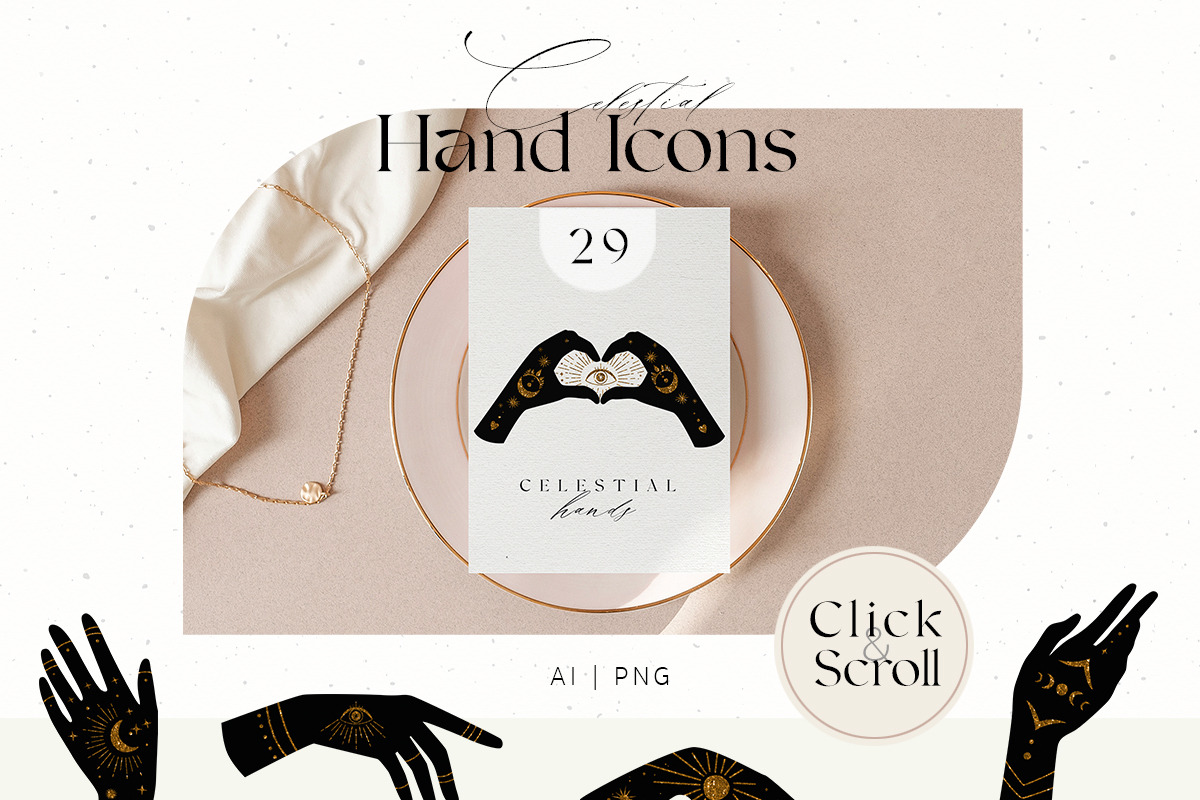 Zodiac Celestial Constellations Set, an Illustration by NassyArt (Photo 3 of 12)