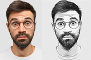 Sketch Line Art Action, an Action Add-On by DesignCave (Thumbnail 5 of 5)
