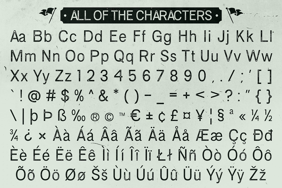 Galdien Stamp, a Sans Serif Font by Craft Supply Co. (Photo 8 of 8)