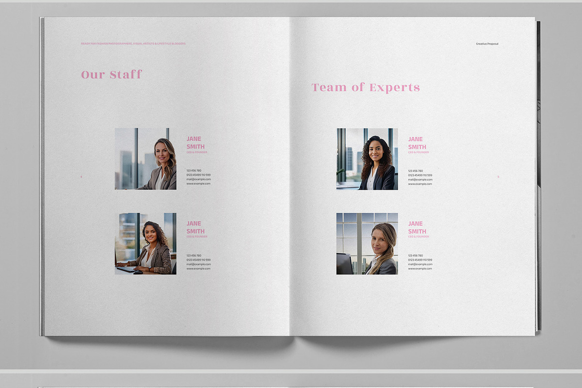 Fashion Designer Portfolio Brochure preview 4