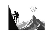 Mountain Adventure Silhouette Bundle, an Object Graphic by Gfx_Store (Thumbnail 6 of 16)
